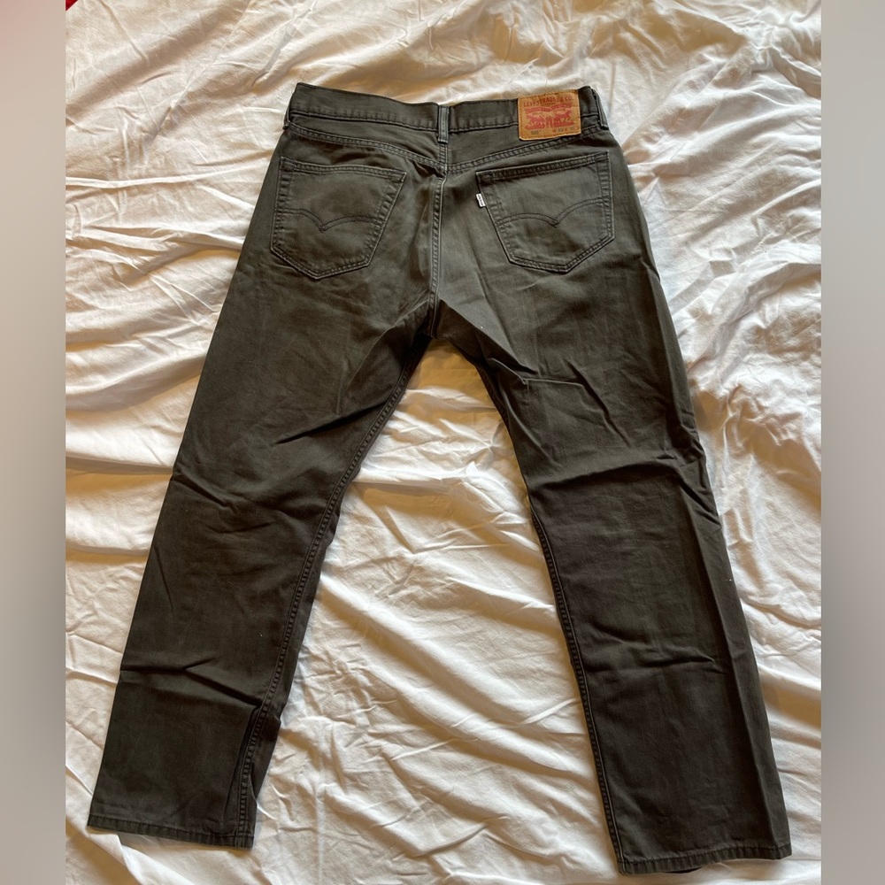 Mens Levi’s Washed Black Jeans Size W33 L30